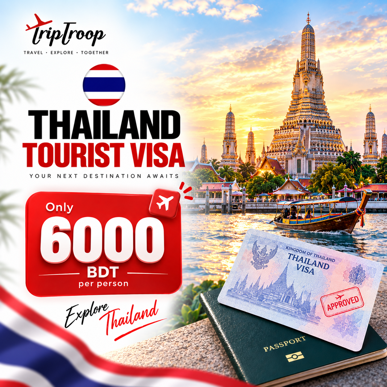 Thailand visa processing from Bangladesh