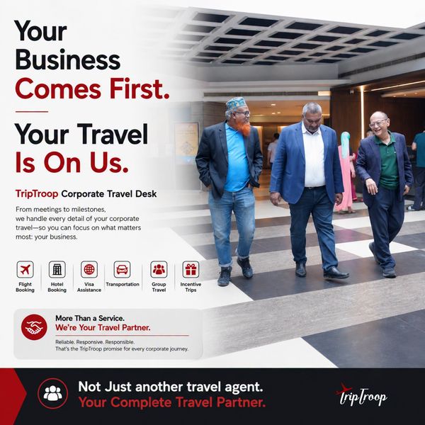 TripTroop Corporate Travel Desk — your complete travel partner